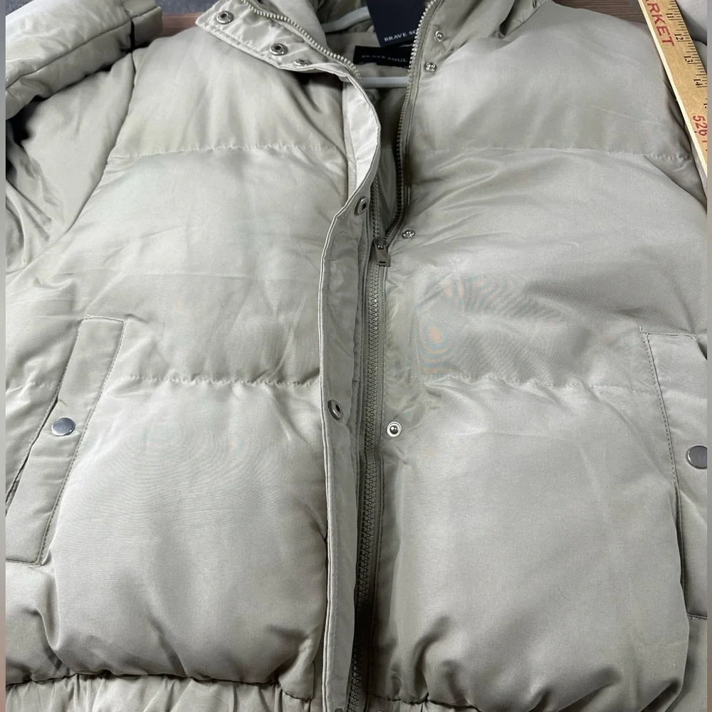 Brave Soul ASOS Fernie Puffer Jacket - Picture 11 of 15